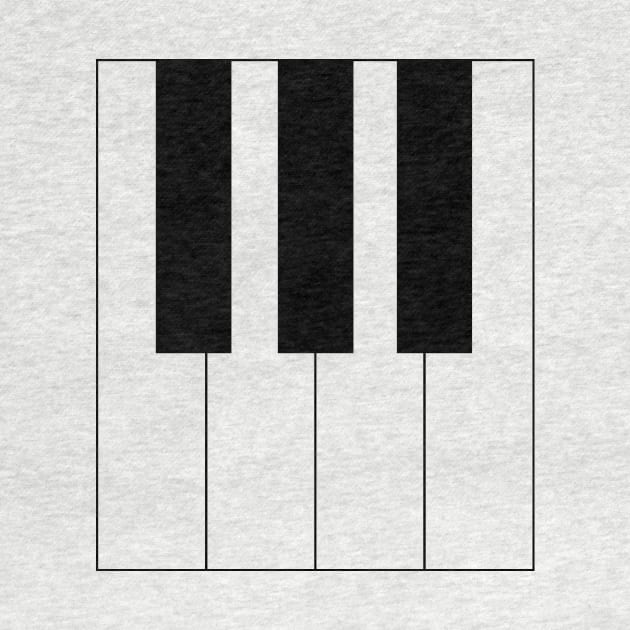 Piano Keyboard (F,G,A,B) by TojFun